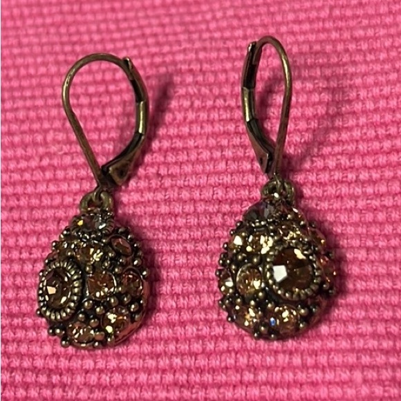 lia sophia Fashion Earrings Stargazer Gold Tone for Pierced Ears New in a Box - Picture 2 of 11